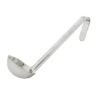 image of Winco LDI-10SH 1 oz One-Piece Stainless Steel LDI Series Serving Ladle w/ 6" Long Handle