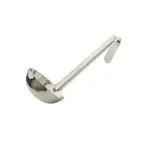 image of Winco LDI-20SH Stainless Steel 1 Piece 2 oz. Serving Ladle w/ Short Handle