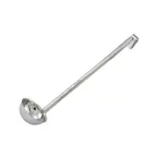 image of Winco LDI-4 Stainless Steel1 Piece 4 oz. Serving Ladle w/ 12-1/4" Handle