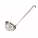 image of Winco LDT-32 Two-Piece 32 oz Stainless Steel Serving Ladle w/ 16" Handle