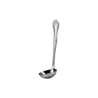 image of Winco LE-2 Elegance Stainless Steel 9 1/2" 1 Piece 2 oz. Gravy Serving Ladle
