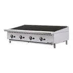 image of Winco NGCB-48R 48"  Countertop Spectrum™ Gas Radiant Charbroiler w/ (4) Burners
