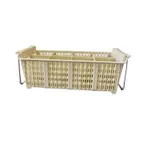 image of Winco PCB-8 8 Compartment Cutlery Dishwasher Basket w/ Handles - 17" x 8" x 6"H