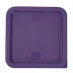 image of Winco PECC-68P Purple Allergen-Free Square Cover for 6 and 8 Qt. Food Storage Containers