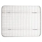 image of Winco PGWS-810 Wire Pan Grate, 8" X 10", 1/2 Size, Rectangular, Rust-Resistant
