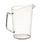 image of Winco PMU-200 Measuring Cup, 2 qt., with Raised Graduation Markings