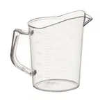 image of Winco PMU-50 1 Pint Graduation Markings Clear Polycarbonate Measuring Cup