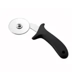 image of Winco PPC-2 Stainless Steel Pizza Cutter w/ Polypropylene Handle & 2-1/2" Blade - Black