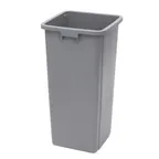image of Winco PTCS-23G Trash Can, 23 Gallon, 15-5/8"W X 30-3/4"H, Square, Tall, LDPE
