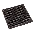 image of Winco RBMH-35K-R Anti Fatigue Floor Mat,  Rubber, Black - 3' x 5' x 3/4"