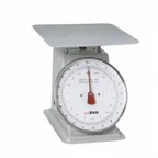 image of Winco SCAL-820 8" Dial 20 Lb. Portion Scale, 10-29 lb Capacity, 9-3/5" Steel Platform, Painted Enamel Steel