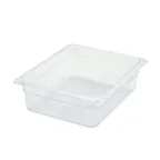 image of Winco SP7204 Poly-Ware 3 1/2" Deep 1/2 Size Polycarbonate Food Pan