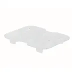 image of Winco SP76DS 1/6 Size Poly-Ware Polycarbonate Food Pan Drain Shelf