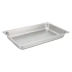 image of Winco SPF2 2 1/2" Deep Full Size Standard Weight Anti-Jam Stainless Steel Steam Table 