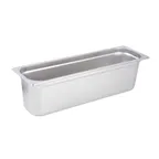 image of Winco SPJL-6HL 6" Deep Stainless Steel Anti-Jam Half-Long Size Steam Table Pan 