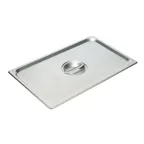 image of Winco SPSCF Steam Table Pan Cover, 1/1 size, solid, with Handle