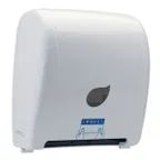 image of Winco TDAC-8W Pur-Clean™ Auto Cut Roll Towel Dispenser - Plastic, White