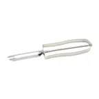 image of Winco VP-1 Straight Vegetable Peeler, 6" Nickel-Plated Handle, Smooth Edge, Carded, 1 Dozen