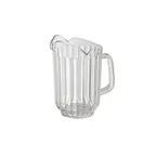 image of Winco WPCT-60C 60 oz. Clear Polycarbonate 3-Spout Water Pitcher