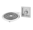 image of Wells H-336 10" Electric Built-In Hotplate w/ (1) Spiral Burner, Infinite Controls, 208/240v