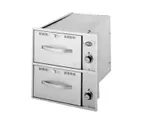 image of Wells RWN-26 Food Warming Drawer Unit, Built-In, Two Drawers