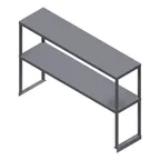 image of Winholt SSTMDS-1572 Shelf, Table Mount, Double, 72"W X 15"D