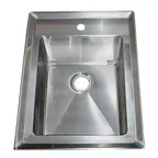 image of Winholt WS-DIS-ME-109.5KT Drop-In Sink, One Compartment