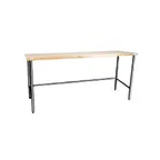 image of Winholt WTS3660 Work Table, 60"W X 36"D X 34"H, Open Bar Style