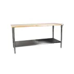 image of Winholt WTSS3660 Work Table, 60"W X 36"D X 34"H, Open Bar Style