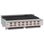 image of Wolf ACB47-QS-COMMANDER 46" Countertop Gas Charbroiler, (8) Cast Iron 17,000 Btu Burners
