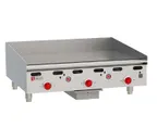 image of Wolf ASA36-30 36" Countertop Gas Griddle, Snap-Action Thermostat, 30" Deep, 81.000 BTU