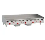 image of Wolf ASA60 60" Countertop Gas Griddle, Snap-Action Thermostat, 24" Deep, 135.000 BTU