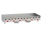 image of Wolf ASA72 72" Countertop Gas Griddle, Snap-Action Thermostat, 24" Deep, 162.000 BTU