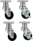 image of Wolf CASTERS-ADJRR4 Casters, 6", Adjustable