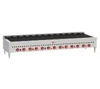 image of Wolf SCB72 72" Countertop Gas Radiant Charbroiler w/ (13) Burners, 188.500 BTU