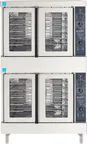 image of Wolf WC44ED Full Size Double Deck Electric Convection Oven with (10) Pans, Solid State Controls