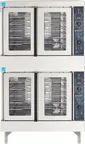 image of Wolf WC44GD Full Size Double Deck Gas Convection Oven with (10) Pans, Solid State Controls, 100.000 BTU
