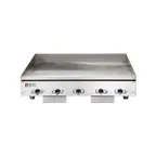 image of Wolf WEG60E 60" Countertop Electric Griddle with 60" x 24" Surface, 1/2" Steel Plate, Thermostatic Controlss