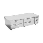 image of Beverage Air WTFCS72HC-76 76" 4 Drawers Worktop Cook Stand Freezer w/ Marine Edge, 14.5 cu. ft.