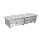 image of Beverage Air WTFCS84HC-89 89" 4 Drawers Worktop Cook Stand Freezer w/ Marine Edge, 17.5 cu. ft.