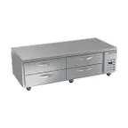 image of Beverage-Air WTRCS72HC 72" 4 Drawers Refrigerated Chef Base w/ Marine Edge, 14.5 cu. ft.