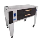 image of Bakers Pride Y-600-DSP 78" Gas Pizza Deck Oven, Single Deck