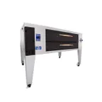 image of Bakers Pride Y-800-DSP 84" Single Deck Gas Pizza Oven 
