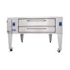 image of Bakers Pride Y-800BL 84" Single Deck Gas Pizza Oven