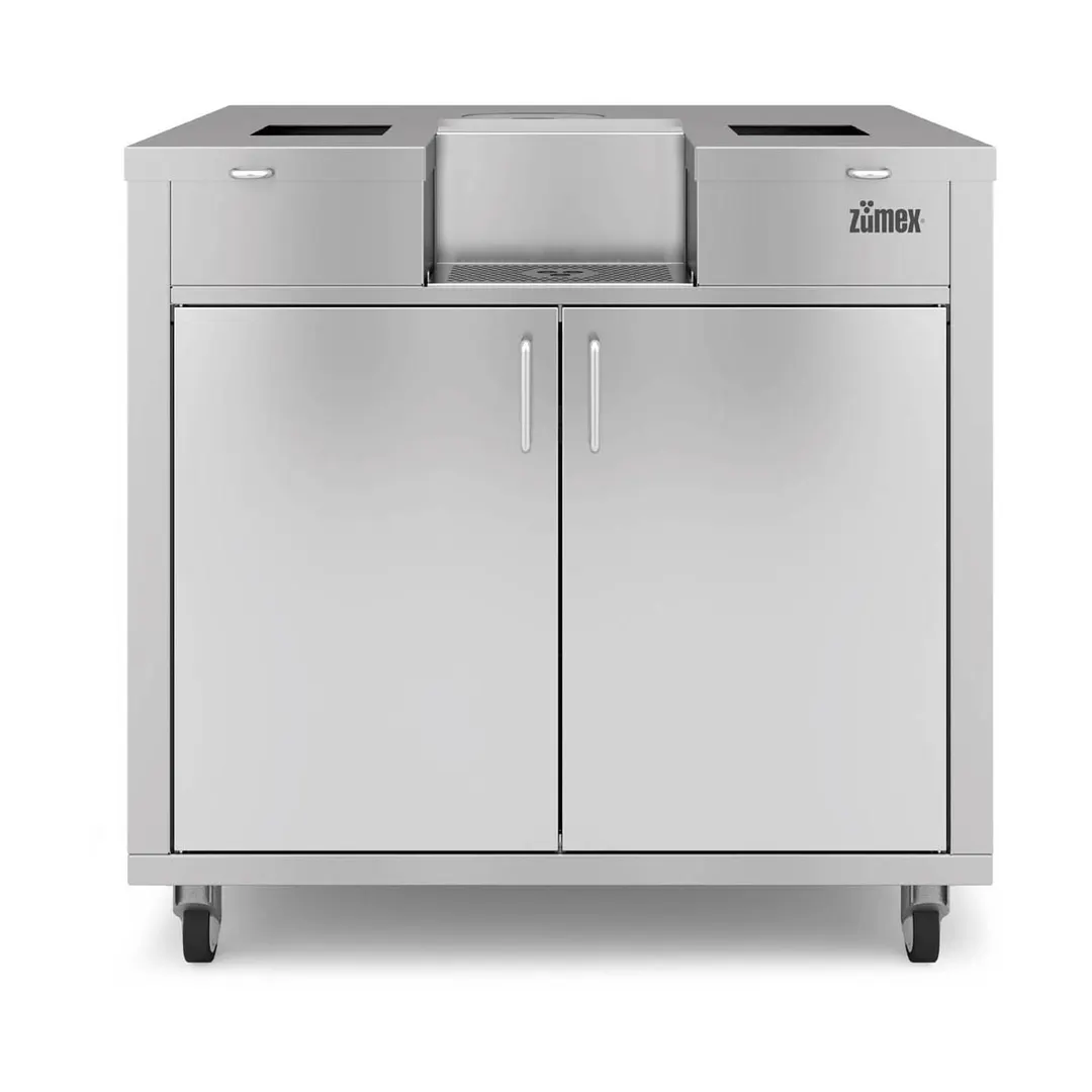 Zumex 08820 SPEED UP ALL-IN-ONE WIDE MIRROR 44 Lbs. Feeder Capacity Floor Model Speed Up All-in-One Wide Mirror Juicer
