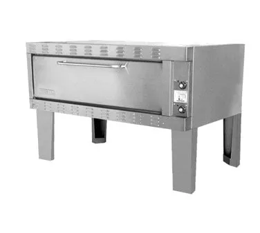 Zesto 1203SS 60" Electric Single-Deck Oven w/ 1-1/2" Refractory Stone Hearth, Space Saver