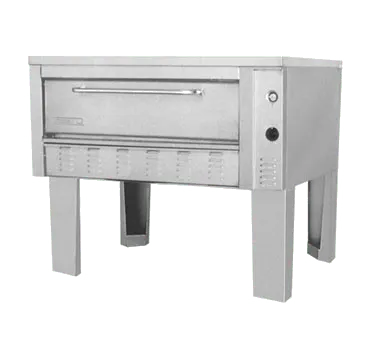Zesto 209SS 48" Single-Deck Gas Oven w/ 1-1/2" Stone Hearth, Space Saver, 62,000 BTU