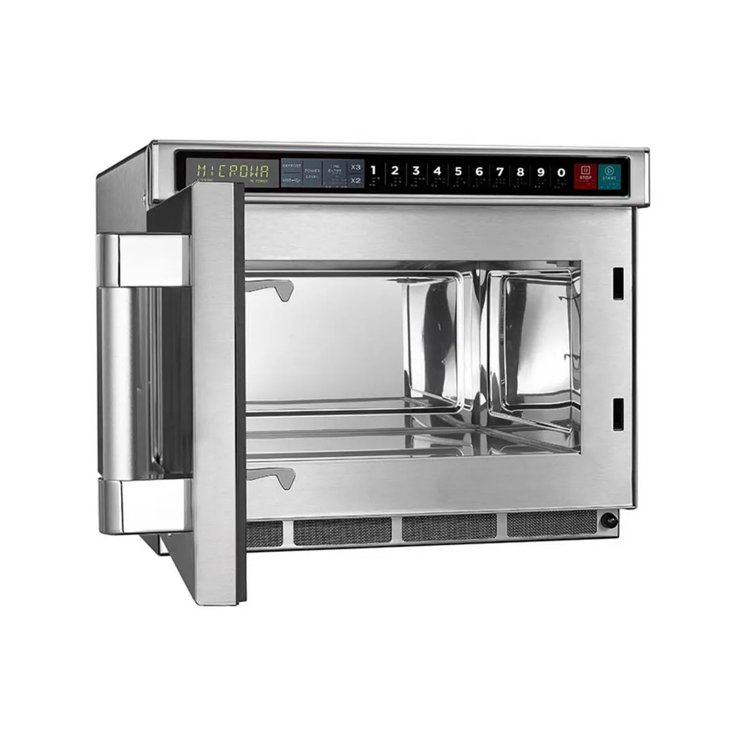 Midea 2117G1A 2100 Watt Heavy Duty Commercial Microwave Oven, 0.6 Cu. Ft., Touch Pad, 208/30V