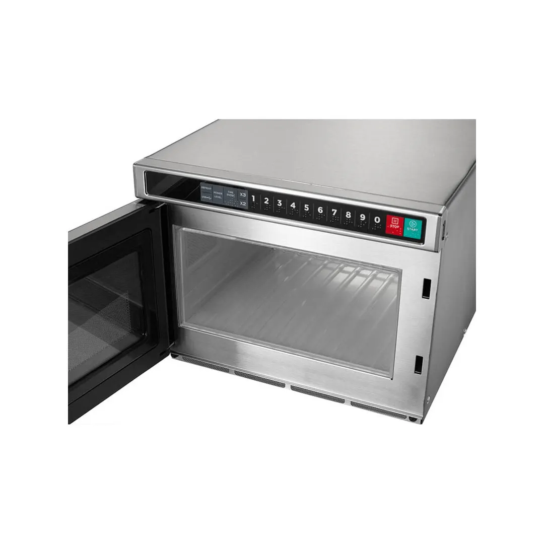 Midea 2117G1A 2100 Watt Heavy Duty Commercial Microwave Oven, 0.6 Cu. Ft., Touch Pad, 208/30V