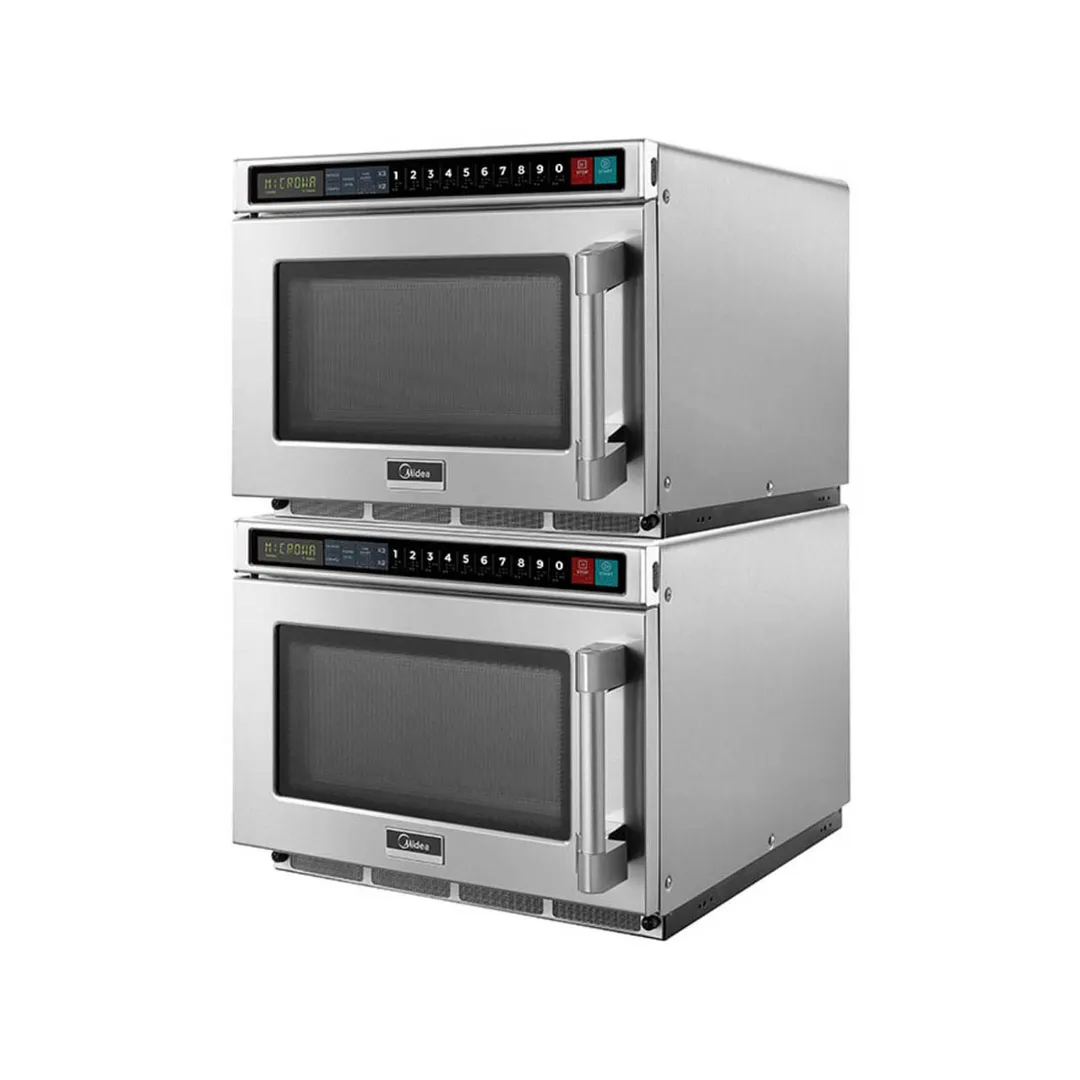 Midea 2117G1A 2100 Watt Heavy Duty Commercial Microwave Oven, 0.6 Cu. Ft., Touch Pad, 208/30V